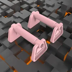 Portable Push Up Handles, Sturdy Plastic Bars for Home Gym, Upper Body and Core Workouts