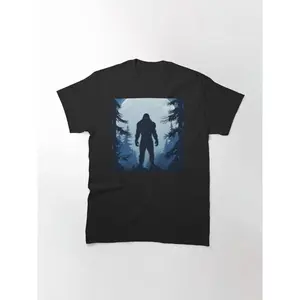 Bigfoot In Moonlight Classic T-Shirt