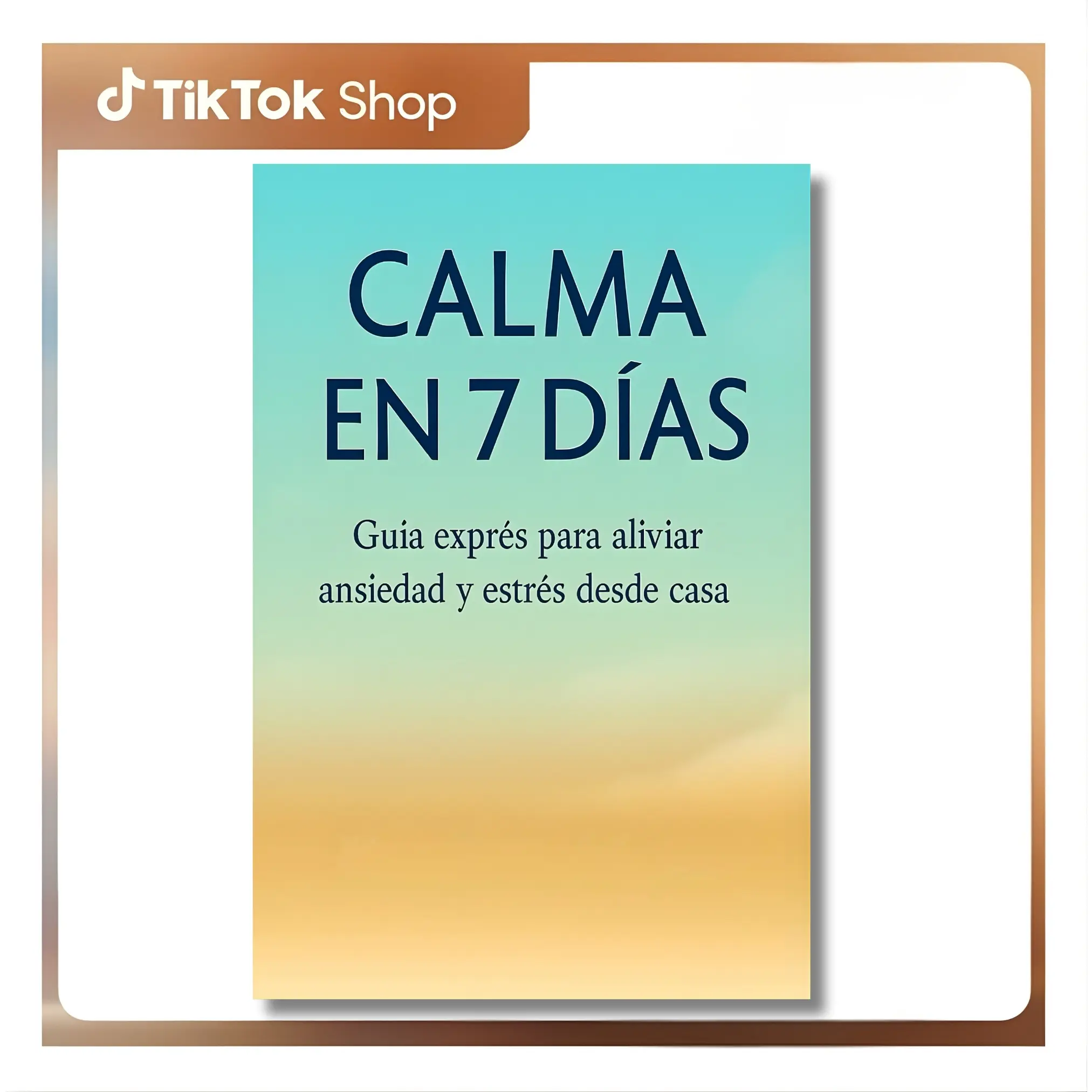 Calm in 7 Days: Spanish-English Express Self-Help Book for Relieving Anxiety & Stress at Home - Yaneth Rodriguez, 42-Page Trade Paperback with Paperback Cover