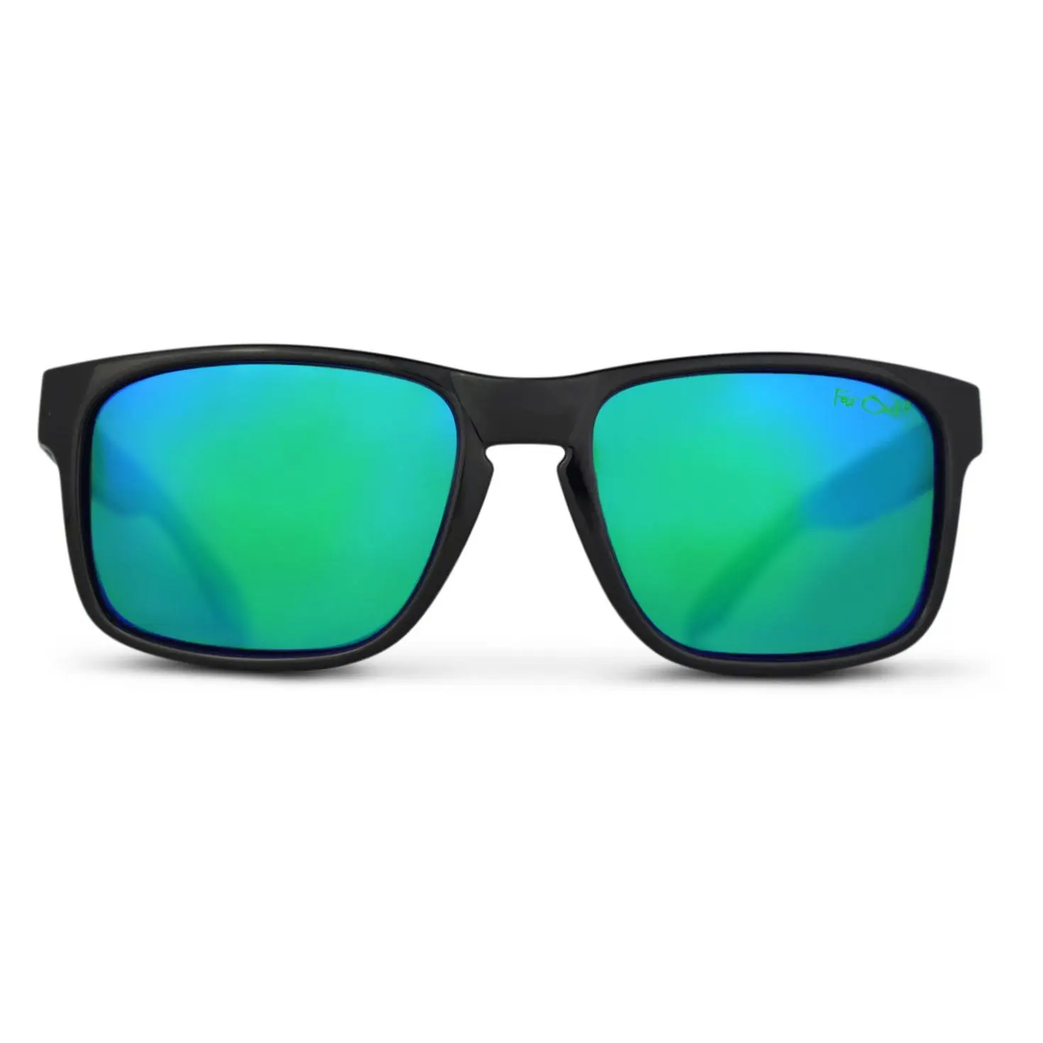 Black Polarized Mavericks Green Lens