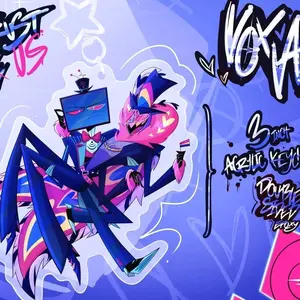 Hazbin Hotel VoxVal (Upgraded Version) | Acrylic keychain