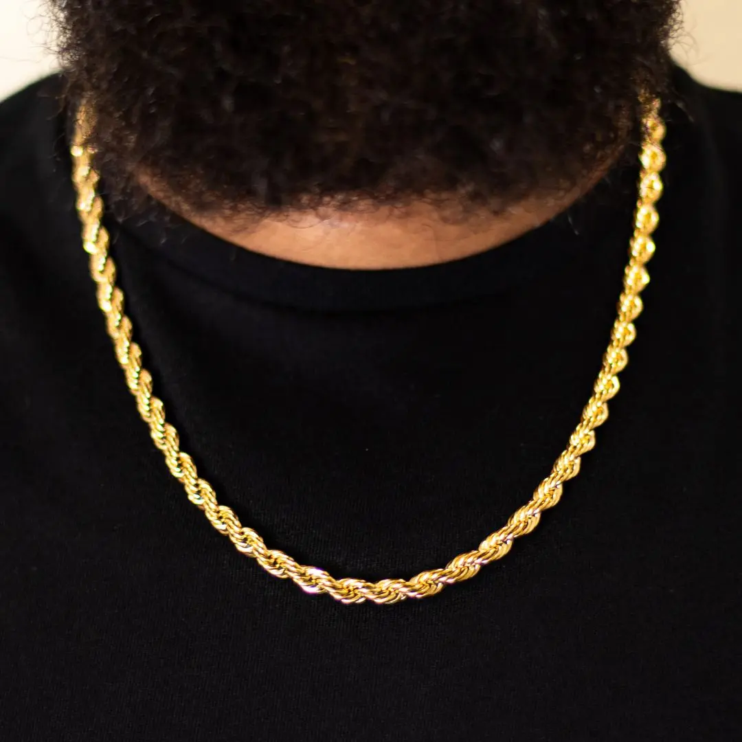 Gold Rope Chain - 6mm