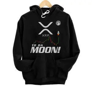 Personalized XRP To Da Moon Cryptocurrency Trading Ripple Crypto Bullish Pullover Hoodie