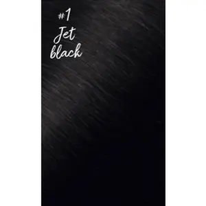 I Tip Keratin Hair Extensions #1 Jet Black – Luxurious Shine