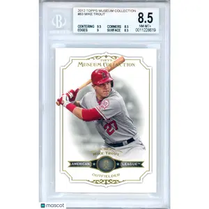 2012 Topps Museum Collection Mike Trout #83 BGS 8.5