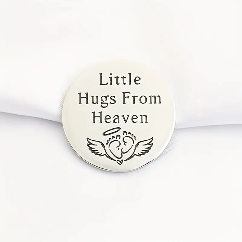 Commemorative Hug Token Thank You Gift, Small Hug From Heaven Keepsake, No Electricity Required, Non-Feather Design, Perfect for Special Moments, Appreciation Gifts, Mom Gifts Set