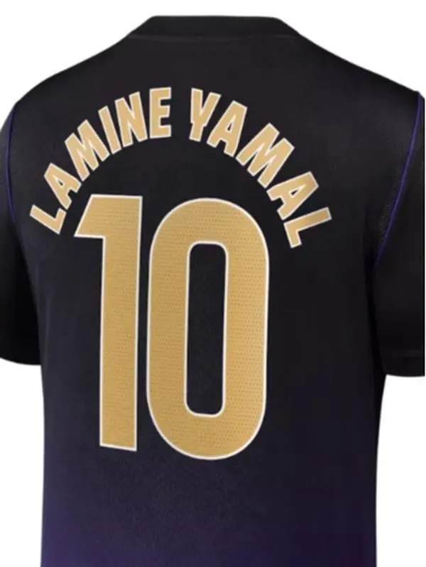 Unisex Soccer Shirt Lamine 10 2026/27 Away Stadium Replica Jersey - Purple