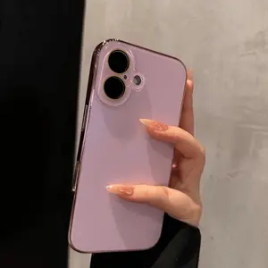 Summer Clean Pink Magsafe Phone Case for 17 16 15 14Pro Max with Durable Protection in Purple Titanium Black White Colors