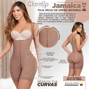 Faja Jamaica Cocoa cremallera frontal maxima compresion