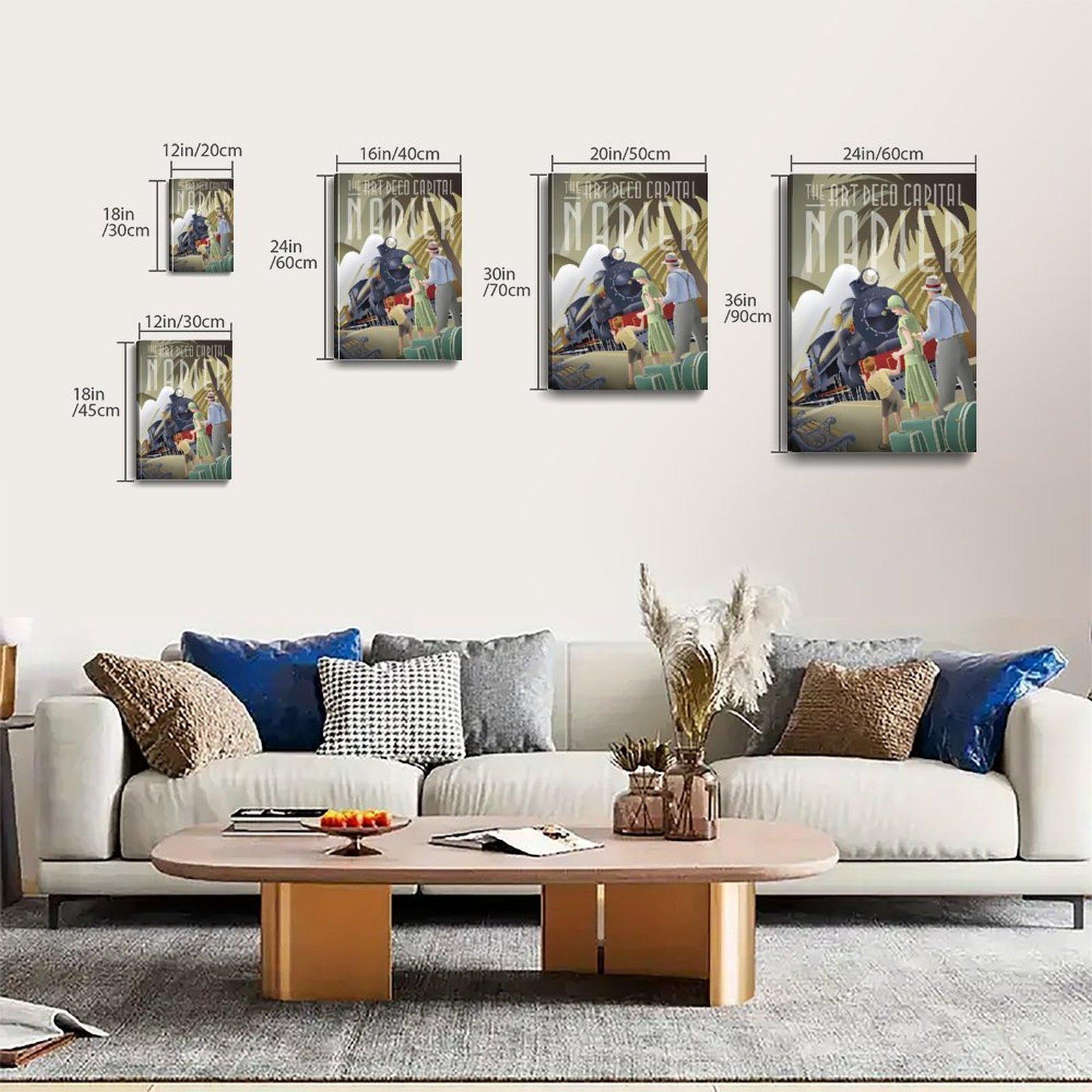 Vintage Poster Napier Retro Travel (2) Poster Decorative Painting Canvas Wall Art Picture Print Modern Family Bedroom Decor