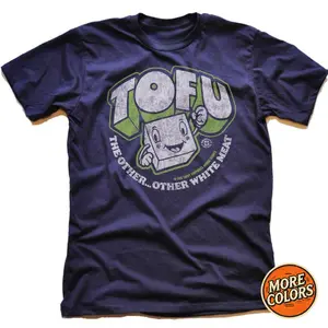 Tofu The Other White Meat T-Shirt, Vegan Animal Rights Tee, Funny Plant-Based Graphic, Unisex Cotton Shirt, Menswear, Womenswear, Eco-Friendly Gift, Vegetarian Apparel