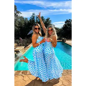 Dolce Vita 2-Piece Polka Dot Swim Set – One-Piece Swimsuit with Removable Ruffle Skirt