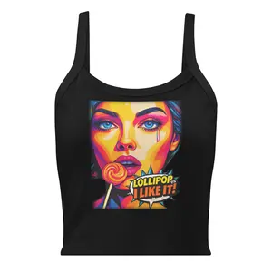 Lollipop, I Like It - Micro-Rib Tank Top