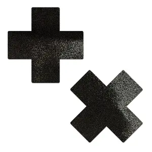 Plus X: Liquid Cross Nipple Pasties by Pastease