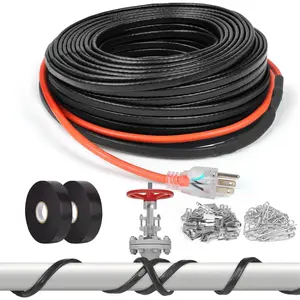 101FT (3~200FT) Heat Tape for Water Pipes, -40?F Deicing Heating , Freeze Protected Water Pipe Heating ,120V 5W/ft