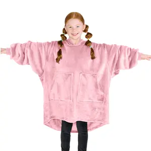 The Bare Homey - Youth Wearable Blanket - Microplush Split Front Pockets