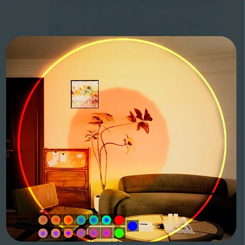 USB Rechargeable LED Night Light, RGB Color Changing Magnetic Night Light, Smart Sensor Night Light for Cabinet, Entrance, Corridor, Balcony, Reading