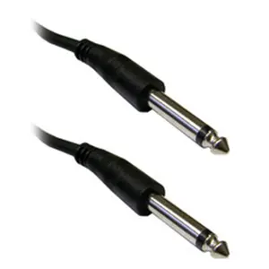 Cable Wholesale 1/4 inch Mono Patch Cable- 1/4 Male- 10 foot