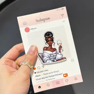 Boss Lady Bundle Phone Grip, Cute Empowered Girl Aesthetic Magsafe Magnetic Kickstand Holder, Trendy Gift For Women