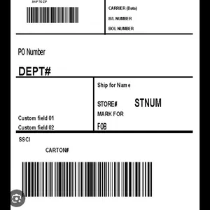 Product Shipping Label