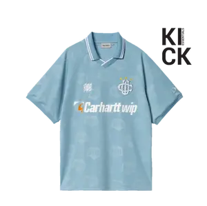 CARHARTT TEE 'FOOTBALL SHIRT IN HEART BLUE'