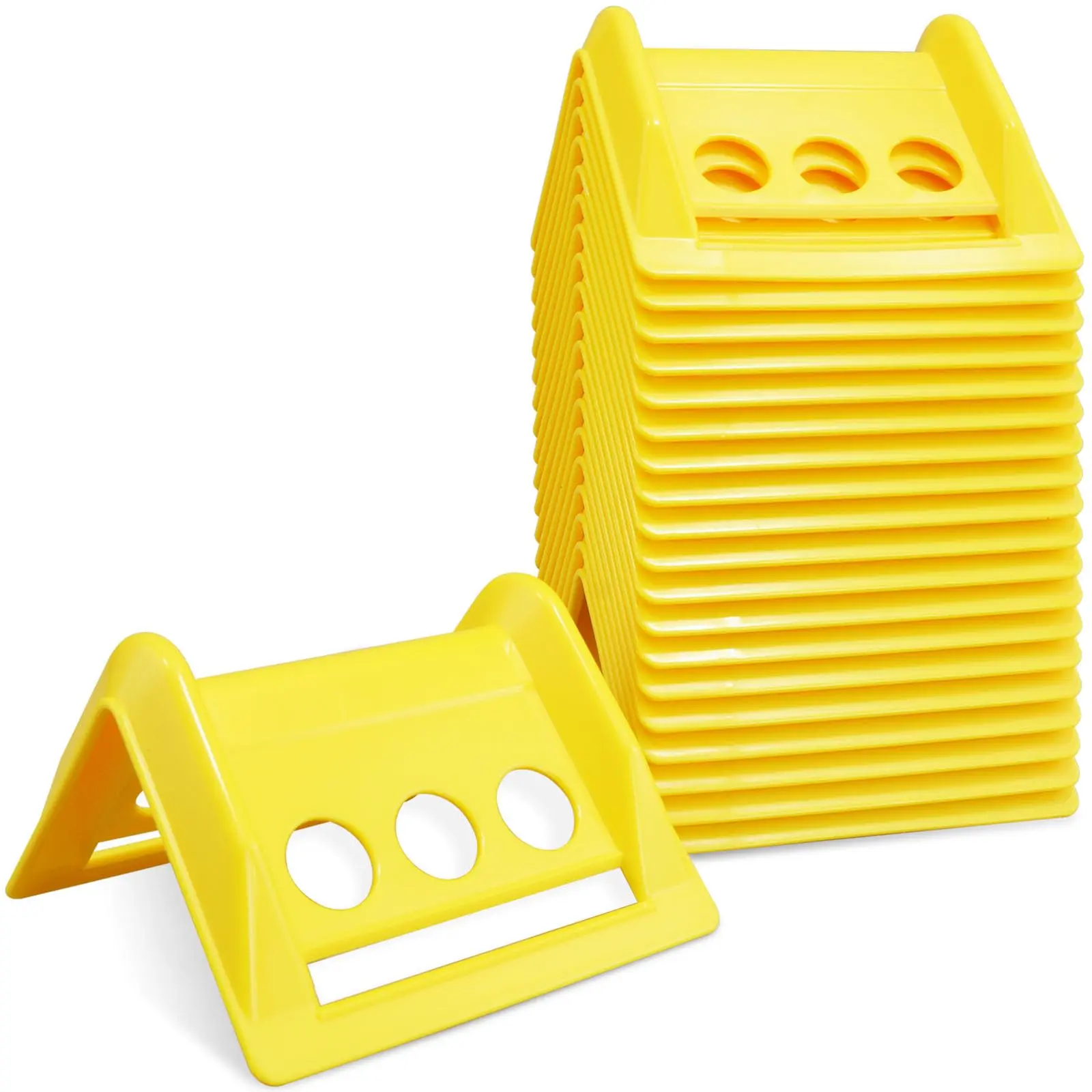 20 Pack Yellow 4" Strap Protectors For Cargo Flatbed Corner Edge Protector Containers (20 Yellow)