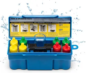 Taylor K-1004 DPD 6-in-1 Pool Spa Test Kit Free Total Chlorine pH Alkalinity 100 Tests