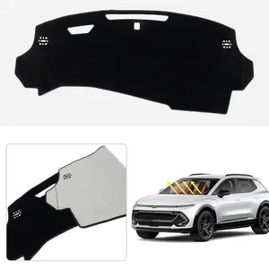 Canvcle Custom Fit Dashboard Cover for 2025 Chevy Chevrolet Equinox EV, Non-Slip Anti-Glare Dash Mat, UV Protection Sun Shield Carpet Automotive Interior Accessories