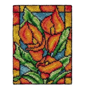 Carpet kit made of nylon material, perfect for adult handicrafts and home decor, suitable for all seasons, hook kit