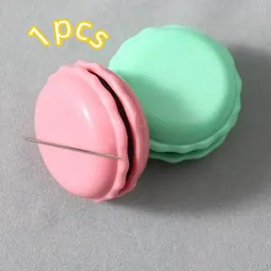 Macaron Color Needle Picker, Needle Grinder Tool, Fabric Embroidery Brush, DIY Sewing Tools, Pearl Needle Magnetic Box