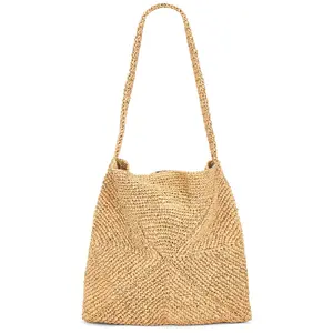 The Garment Raffia Bag in Ecru