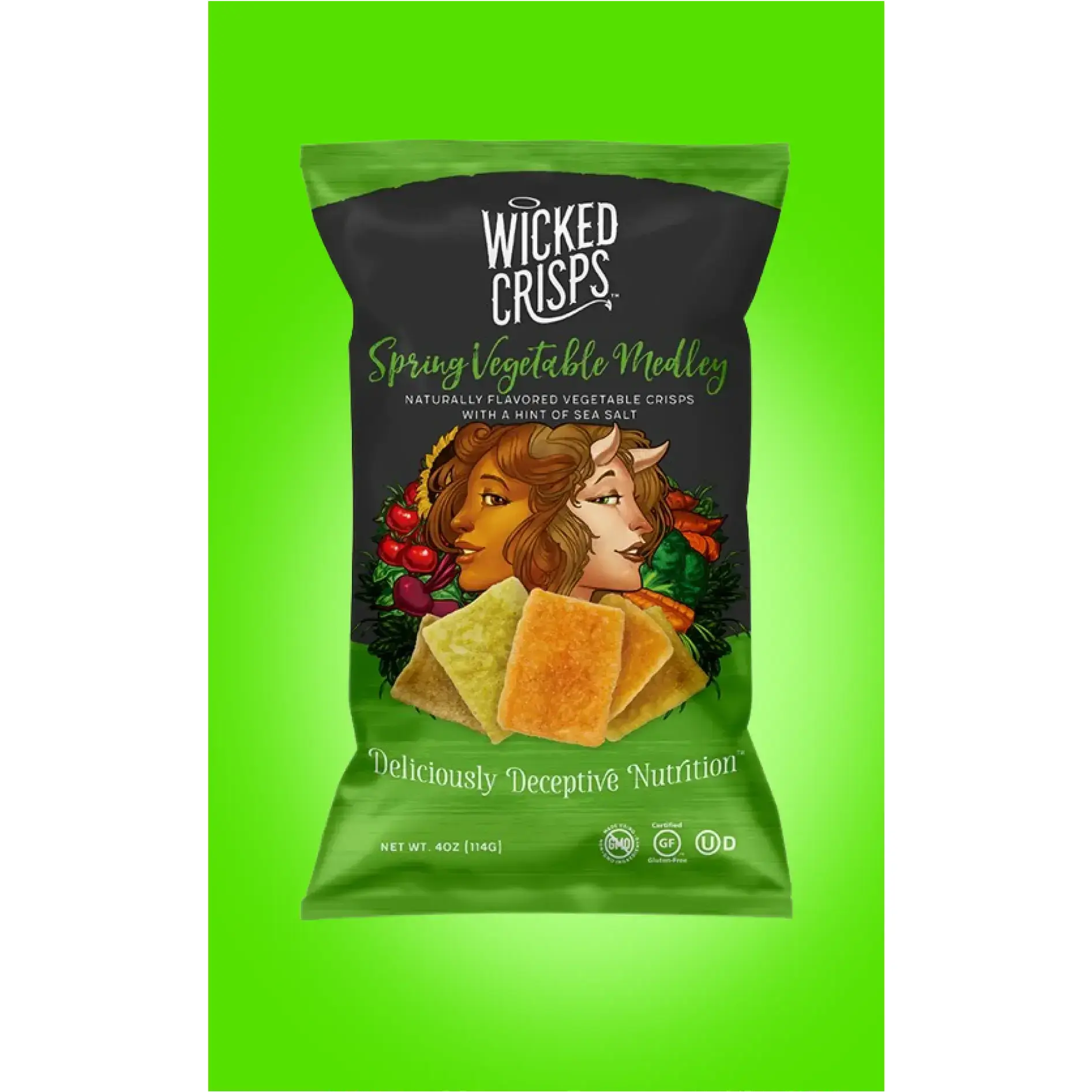 Wicked Crisps: Spring Vegetable Medley Crisps, 4-Pack ($4.99/bag)