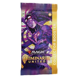 Magic The Gathering MTG Dominaria United Collector Booster Pack - 10 Cards Trading Card Game Collectible