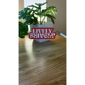 Lively Shively | Laminated Matte Sticker