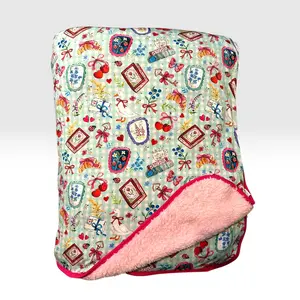 Oversized Plush Blanket - Secret Garden