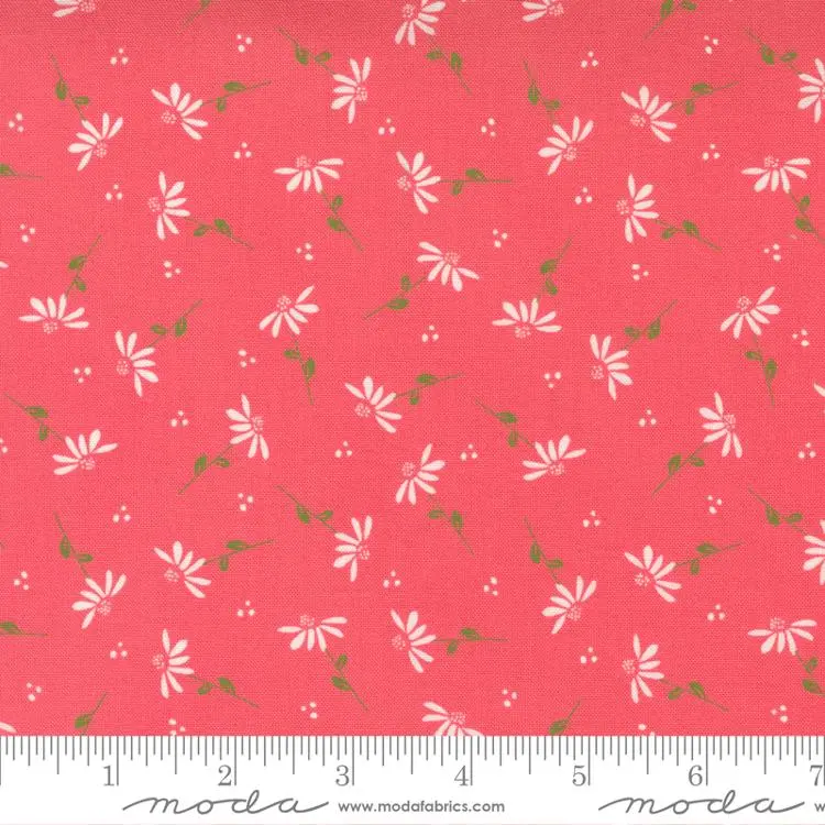 Fabric Moda Flamingo Flowers Sincerely Yours by the Quarter Yard 37612-14