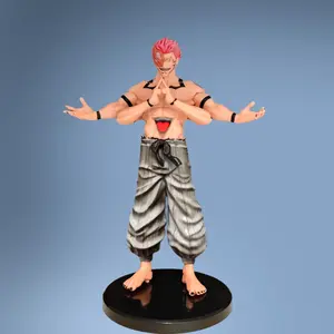 Jujutsu Kaisen Ryomen Sukuna Figure Anime PVC Collectible Statue Cursed King Action Model TikTok Trending Gift Holiday Decor Otaku Collection