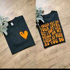 funny i could get on your level but i dont get on my knees as much as you do retro sarcastic humor funny tee