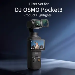 for DJI Osmo Pocket 3 Filter Set, Aluminum Alloy Frame, Ultra-Clear Optical Glass, ND Filter Set, Easy to Install, Festival Creative Filter, Holiday Travel Photography Props and Accessories, Photography Equipment, Multiple Specifications Available