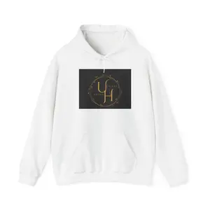 Gildan Unisex Heavy Blend Hoodie Cotton Fabric Soft Drawstring Kangaroo Pocket Classic Fit Women's Wear Ethically Grown US Cotton