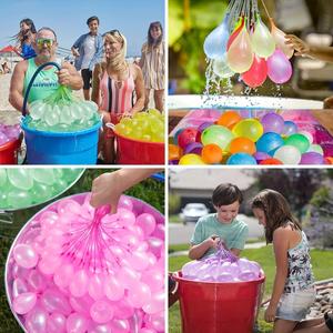Biodegradable Water Balloons for Kids Summer Fun  Eco-Friendly Rapid Fill Water Bombs for Outdoor Backyard Games & Pool Parties. Self-Sealing Quick Fill Water Balloon Slingshot Set. Perfect Summer Toy Gift for Family Water Fight Activities!