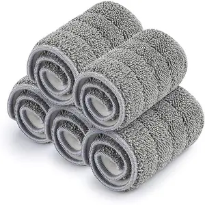 5/10 piece replacement mop cloth, washable dust-removing mop cloth, flat mop cleaning cloth, Microfiber Mop Pads