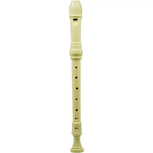 Alto Recorder Baroque style  style F Key 8 Holes Recital Level Soprano Recorder for Beginners  students ( white)