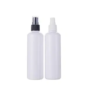 250ml PET Plastic Spray Bottles Set for Home Kitchen Laundry Storage Gifts White Containers for Cosmetics & Travel