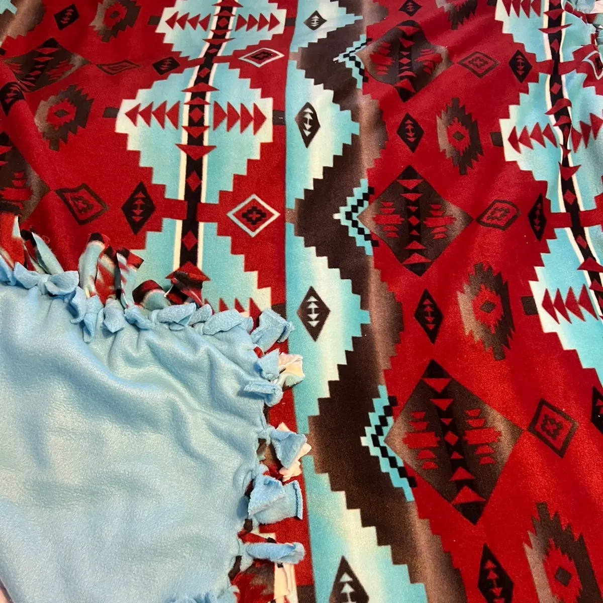 Aztec Tie blanket