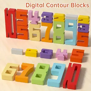 27 Number Building Blocks Set, Enhance Logical Thinking & Hand-Eye Coordination, Perfect Christmas Gift, Educational Toy for Kids, Number Counting Blocks