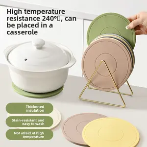 Silicone tea cup mat, bowl mat, table heat insulation mat