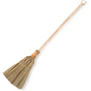 Vietnamese straw soft broom for cleaning with long handle broom broom decorative 945 width length