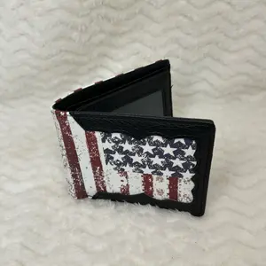 Men's Wallet with Estados Unidos Flag Design
