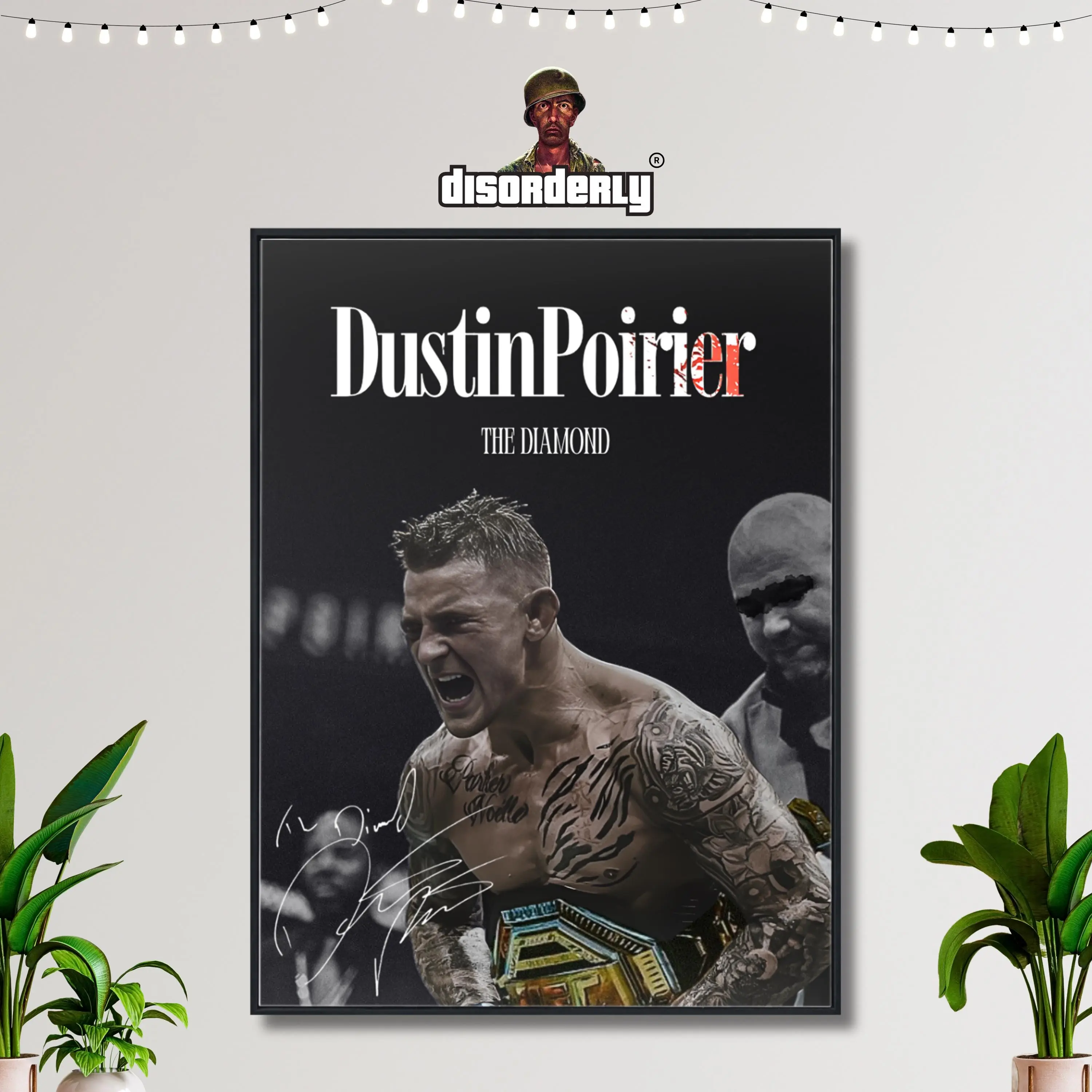Dustin The Diamond Poirier Poster, UFC Poster, MMA Poster, Fighter Motivation, Bedroom Wall Decoration, Wall Decor, Wall Art